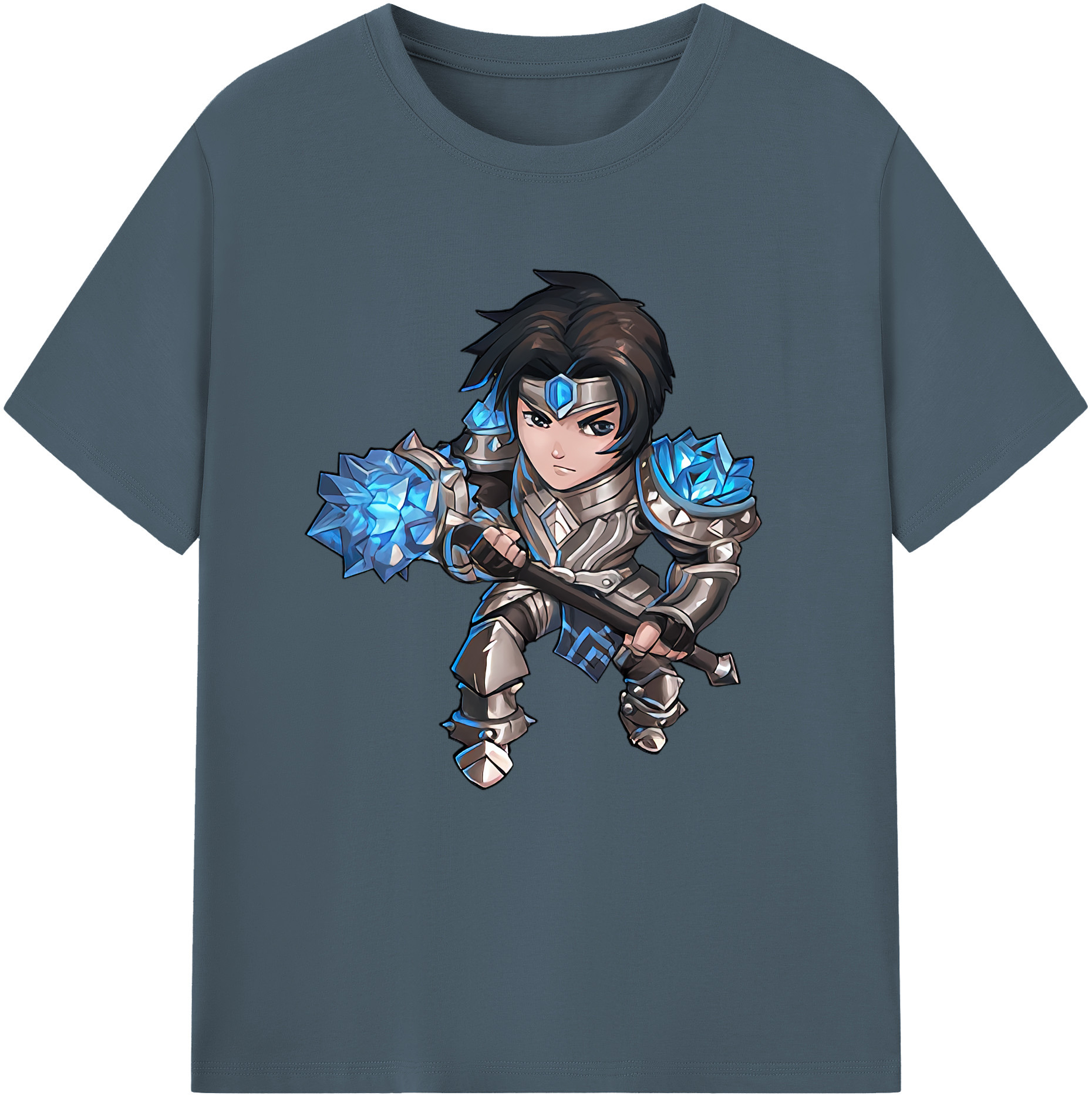 リーグ・オブ・レジェンド League of Legends LOL 綿100％半袖Tシャツ（フロントプリント）